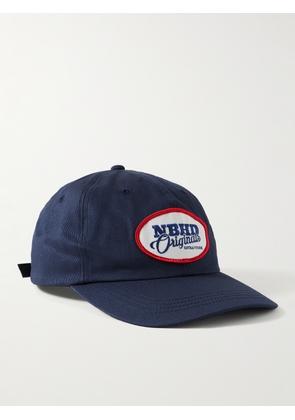Neighborhood - Logo-Appliquéd Cotton-Twill Baseball Cap - Men - Blue