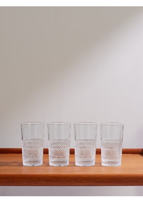 Soho Home - Huxley Set of Four Highball Crystal Glasses - Men - Neutrals