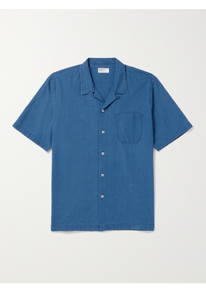 Universal Works - Road Convertible-Collar Cotton-Seersucker Shirt - Men - Blue - XS