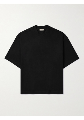 Fear of God - Logo-Appliquéd Cotton-Jersey Pyjama T-Shirt - Men - Black - XS