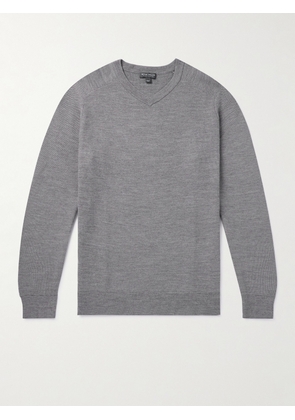 Peter Millar - Dover Honeycomb-Knit Merino Wool Sweater - Men - Gray - S