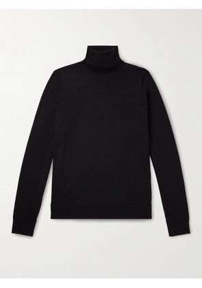 Purdey - Slim-Fit Cashmere Rollneck Sweater - Men - Black - S