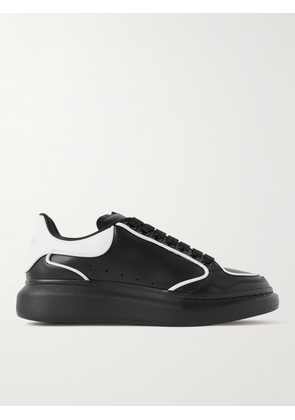 Alexander McQueen - Exaggerated-Sole Two-Tone Leather Sneakers - Men - Black - EU 40