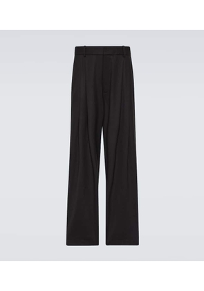 The Row Berto cashmere-blend wide-leg pants