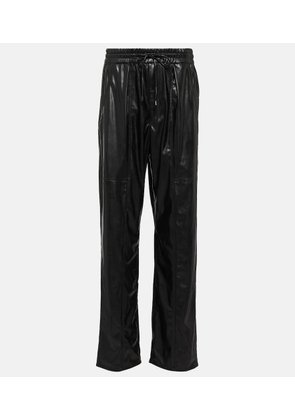 Marant Etoile Brina faux-leather straight pants
