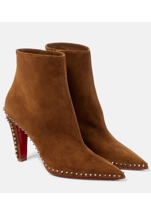 Christian Louboutin Vidura studded suede ankle boots