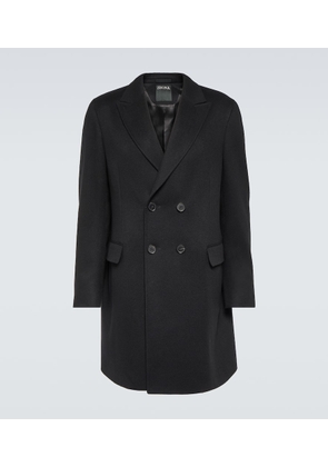 Zegna Wool and cashmere-blend coat