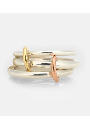 Spinelli Kilcollin Daphne 18kt gold and sterling silver linked rings