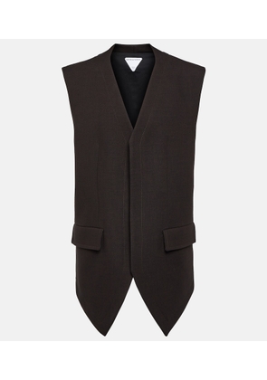 Bottega Veneta Layered cotton-blend vest