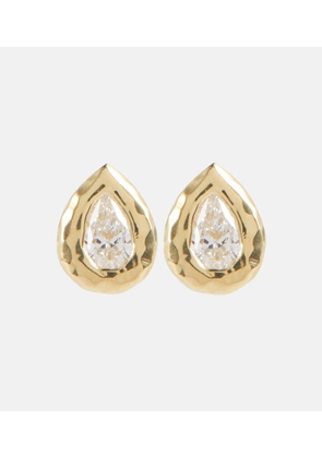Octavia Elizabeth Nesting Gem 18kt gold earrings with diamonds