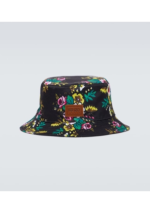 Kenzo Floral satin bucket hat