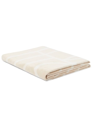 Toteme Monogram cotton jacquard beach towel