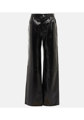 Citizens of Humanity Paloma high-rise wide-leg leather pants