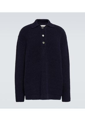 Our Legacy Big Piquet ribbed-knit cotton sweater