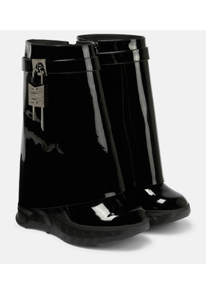 Givenchy Shark Lock leather ankle boots