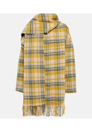 Marant Etoile Faty wool-blend scarf coat