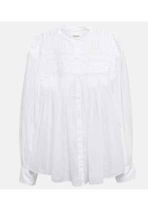 Marant Etoile Plalia oversized cotton blouse