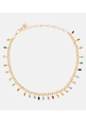 Shay Jewelry Rainbow 18kt gold necklace with diamonds