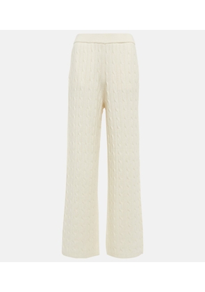 Polo Ralph Lauren Cable-knit wool and cashmere pants