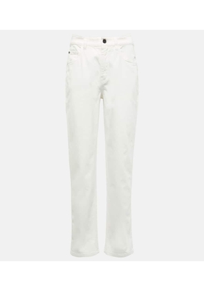 Brunello Cucinelli High-rise slim jeans