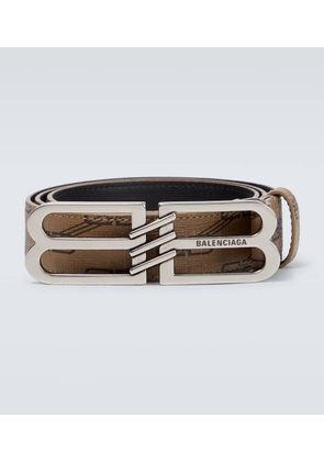 Balenciaga BB Signature coated canvas belt