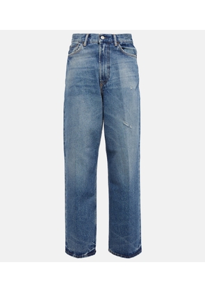 Acne Studios High-rise straight-leg cropped jeans