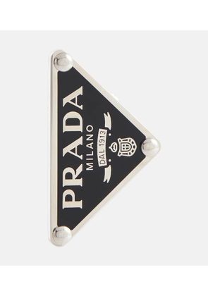 Prada Logo clip-on single earring