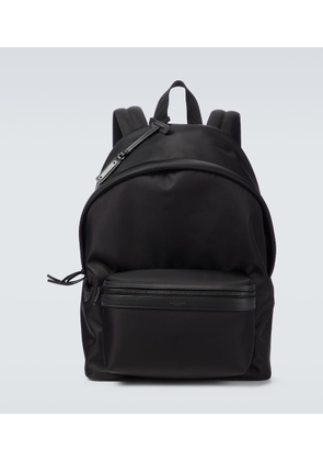 Saint Laurent Nylon and leather City backpack
