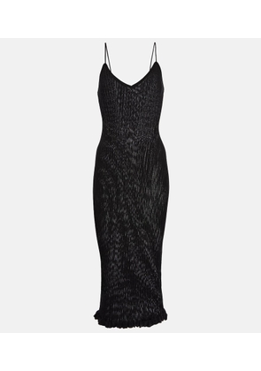 Khaite Nolita ribbed-knit slip dress