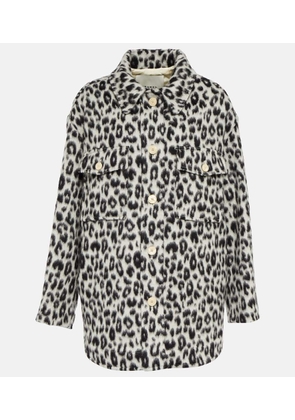Isabel Marant Odelino leopard-print virgin wool jacket