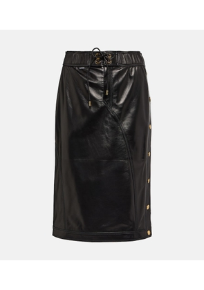 Tom Ford Leather midi skirt