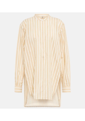 Toteme Striped cotton and silk shirt