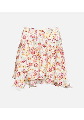 Isabel Marant Perrine silk-blend miniskirt