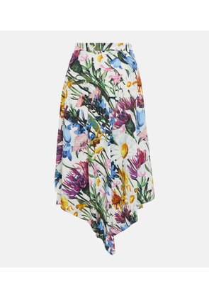 Stella McCartney Floral midi skirt