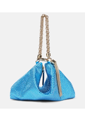 Jimmy Choo Callie crystal-embellished pouch