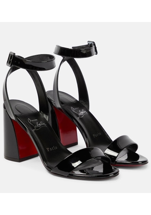 Christian Louboutin Miss Sabina 85 patent leather sandals