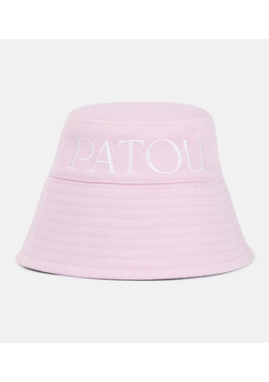 Patou Logo cotton drill bucket hat