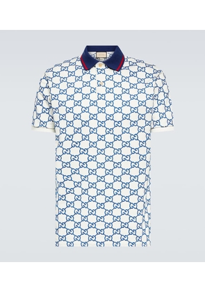 Gucci GG cotton-blend polo shirt