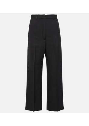Acne Studios High-rise pleated straight pants