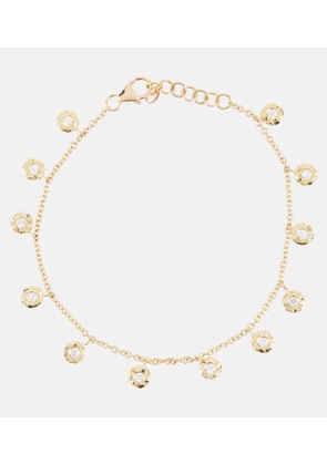 Octavia Elizabeth Nesting Gem 18kt gold bracelet with diamonds