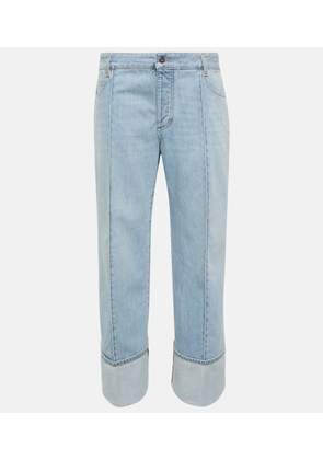 Bottega Veneta Mid-rise curved jeans