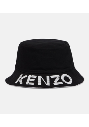 Kenzo Logo reversible cotton sun hat
