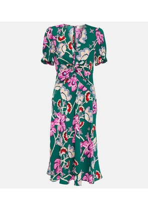 Diane von Furstenberg Anaba floral crêpe midi dress