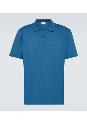 Lanvin Curb oversized piqué polo shirt