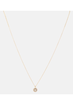 Sophie Bille Brahe Soleil Simple 18kt gold necklace with diamonds