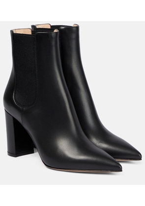Gianvito Rossi Chelsea leather ankle boots