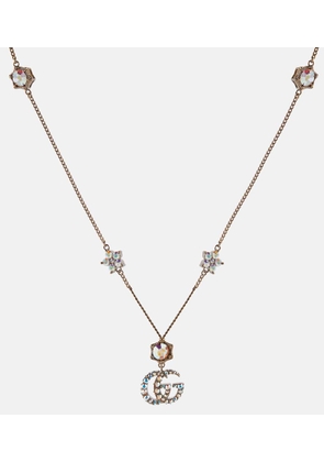 Gucci Double G embellished necklace