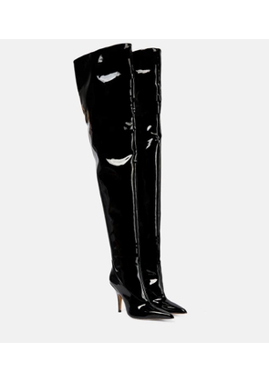 Gia Borghini Gia 33 patent leather over-the-knee boots