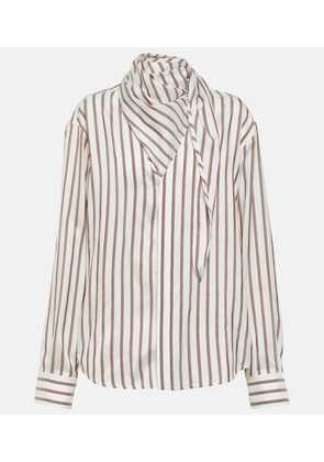 Bottega Veneta Striped silk shirt