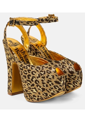 Vivienne Westwood Vargas leopard-print platform sandals